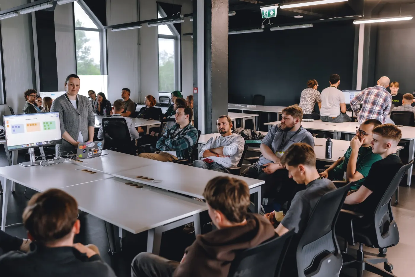 A live workshop session inside the kood/Jõhvi campus