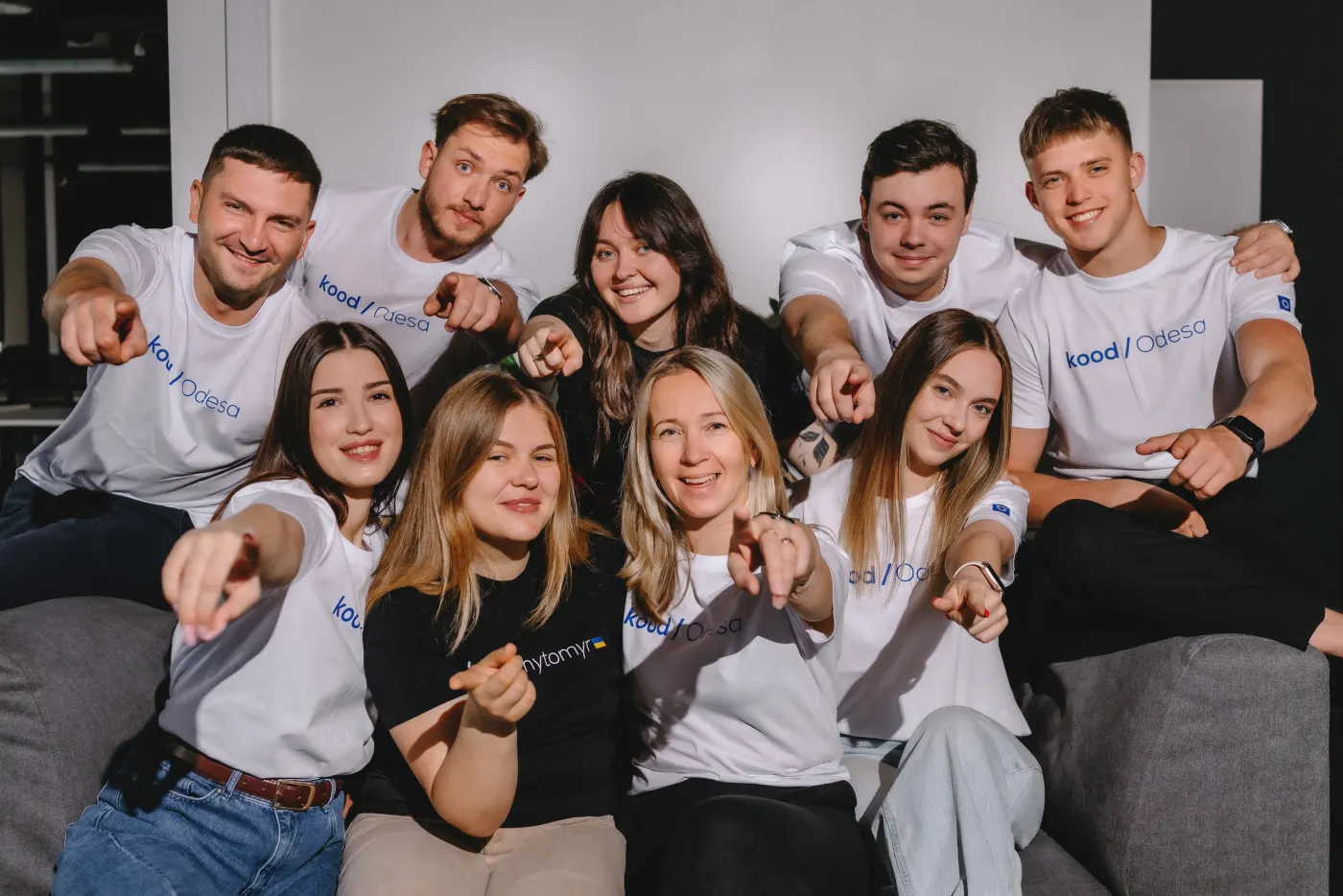 kood/Odesa and kood/Zhytomyr team members together