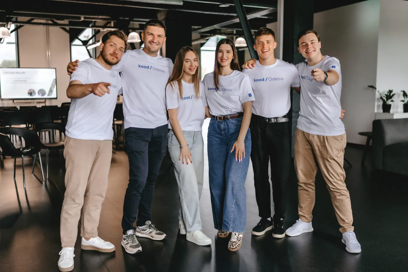 The kood/Odesa team at the campus
